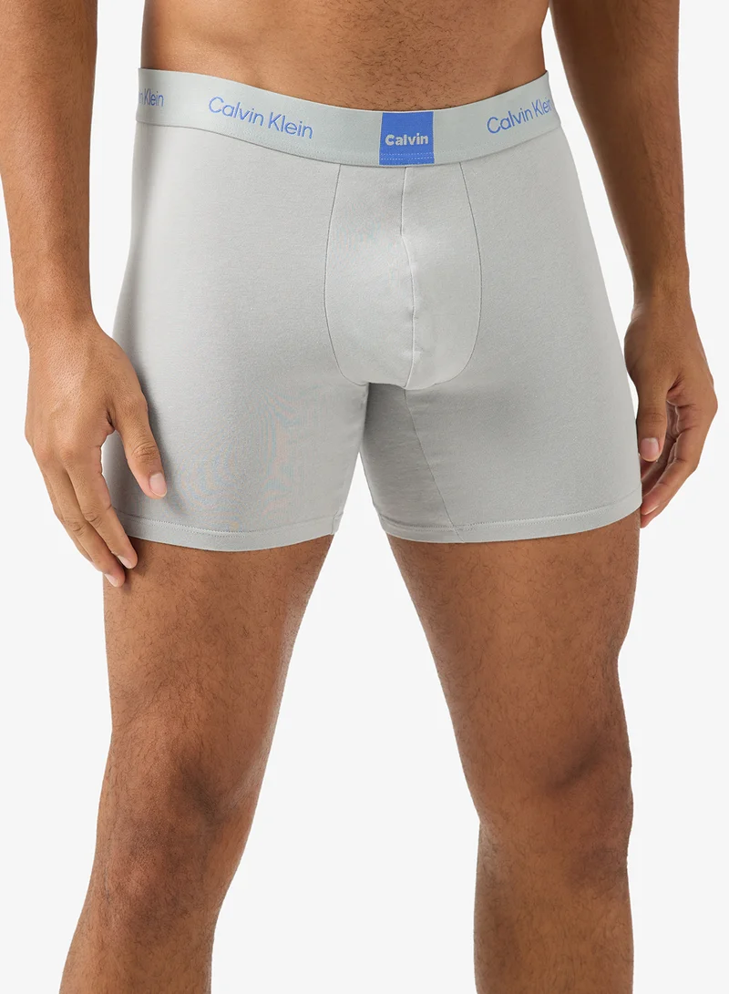 CALVIN KLEIN 3 Pack Boxer Briefs - Icon Logo Graphic